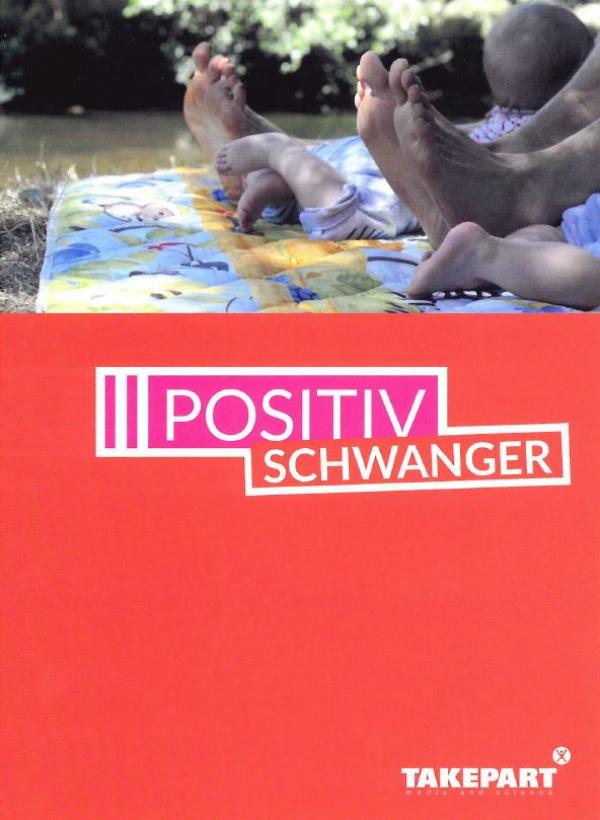 Positiv Schwanger - Der Film. Cover au fdem die Füße von zwei Menschen auf einer Picknick-Decke im Park zu sehen sind