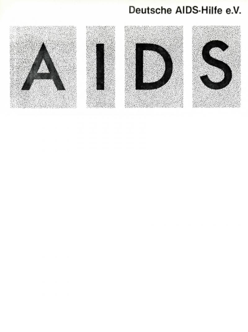 Deutsche AIDS-Hilfe e.V. - AIDS 1983