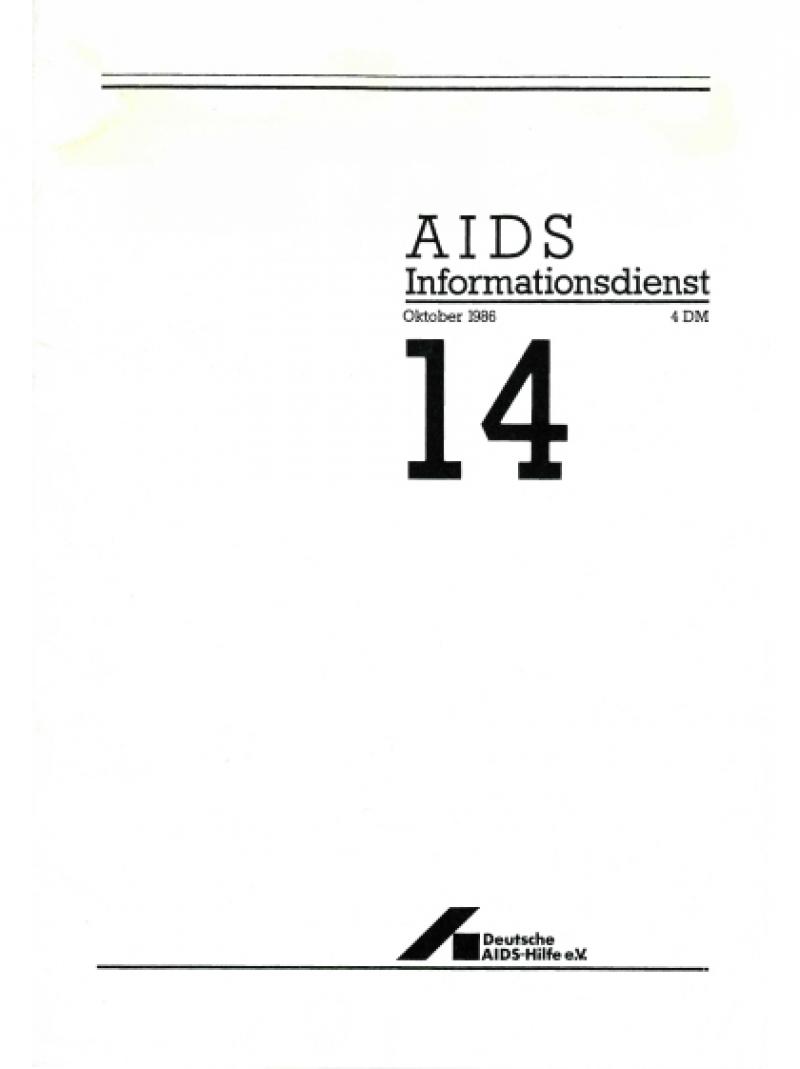 AIDS Informationsdienst Nr.14 Oktober 1986