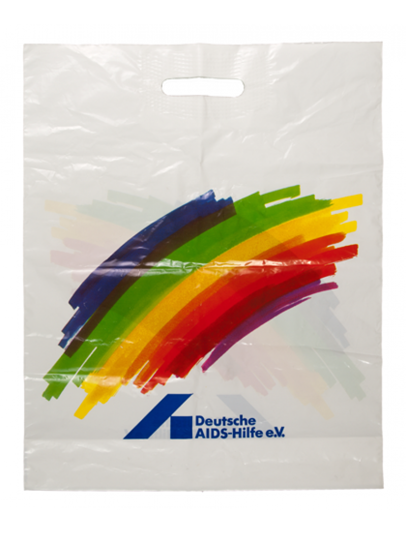 Regenbogen-Plastiktragetasche