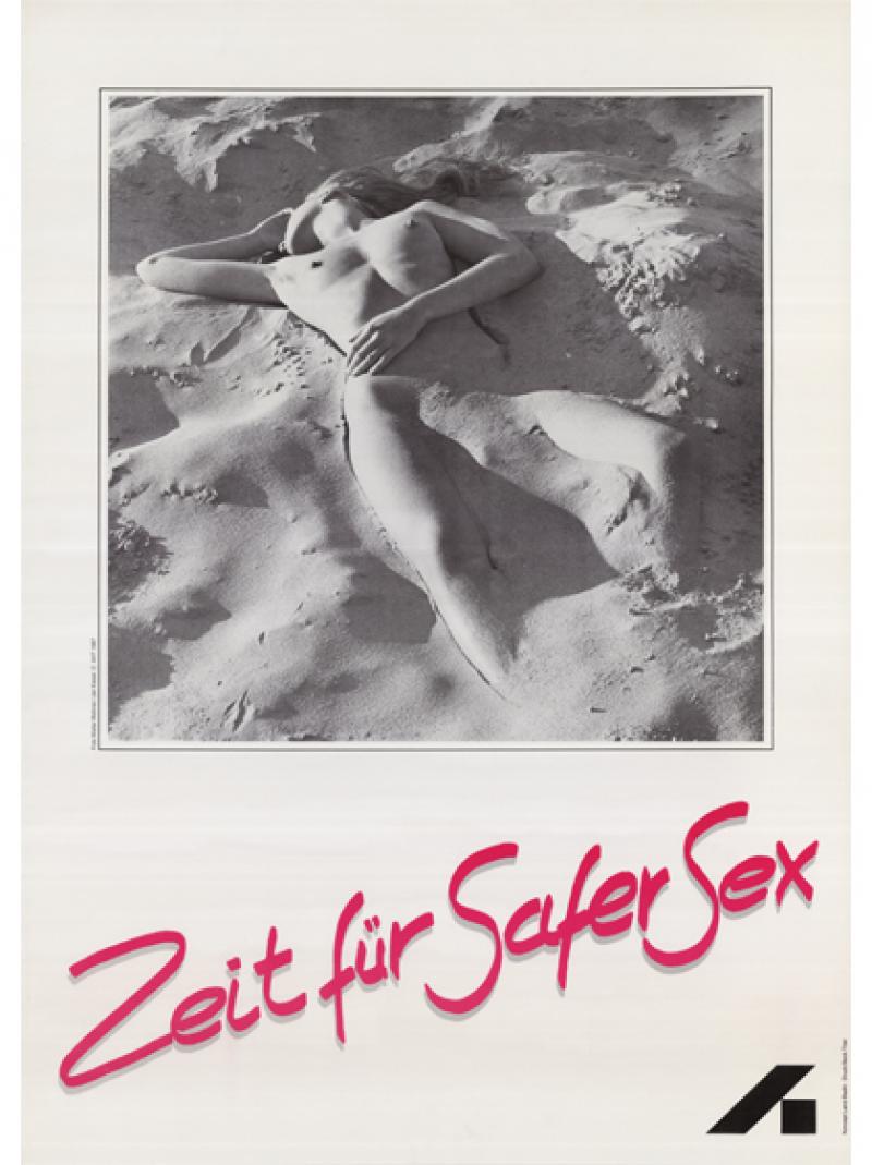 Zeit für Safer Sex - Frauenmotiv 1988