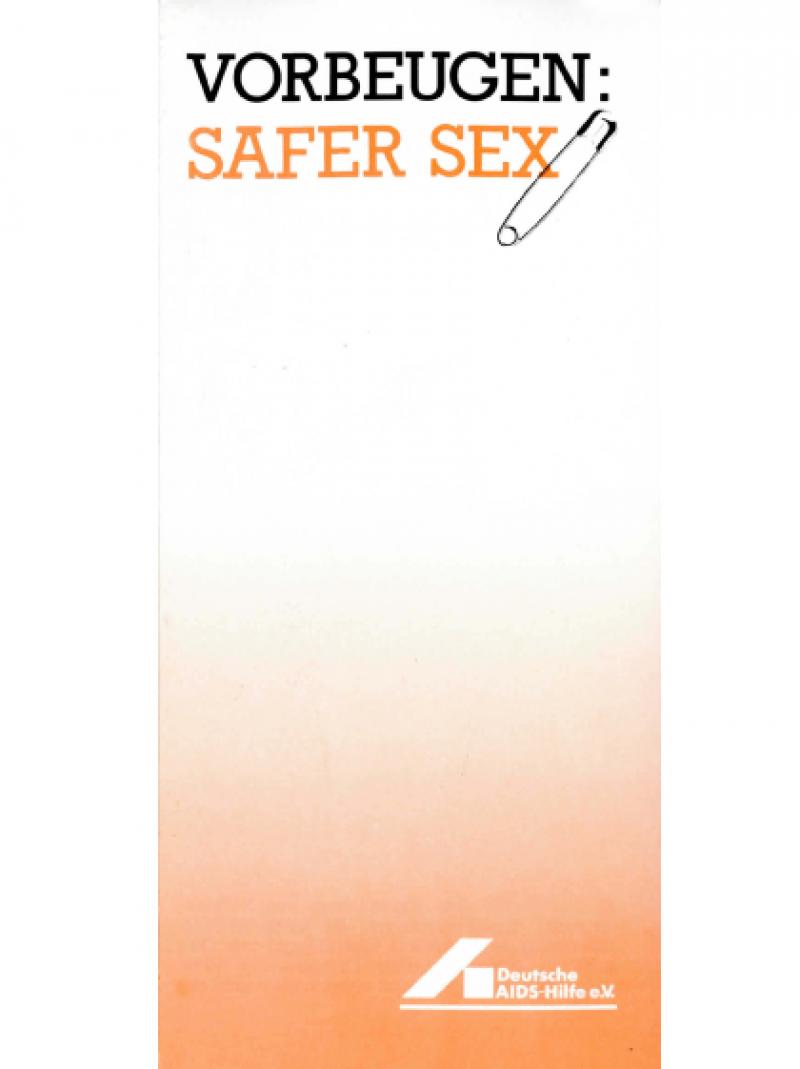 Vorbeugen: Safer Sex 1988