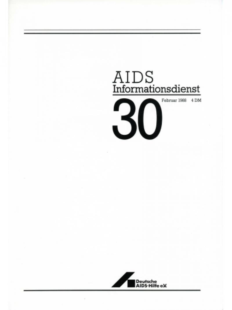 AIDS Informationsdienst Nr.30 Februar 1988