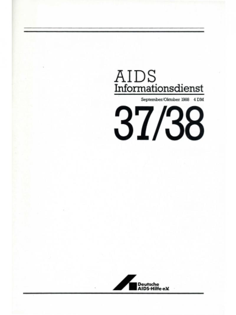 AIDS Informationsdienst Nr.37/38 September/Oktober 1988