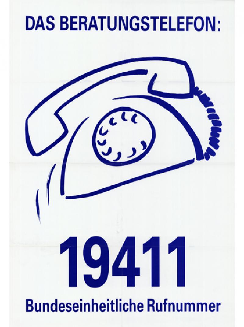 Das Beratungstelefon: 19411 - Bundeseinheitliche Rufnummer 1989