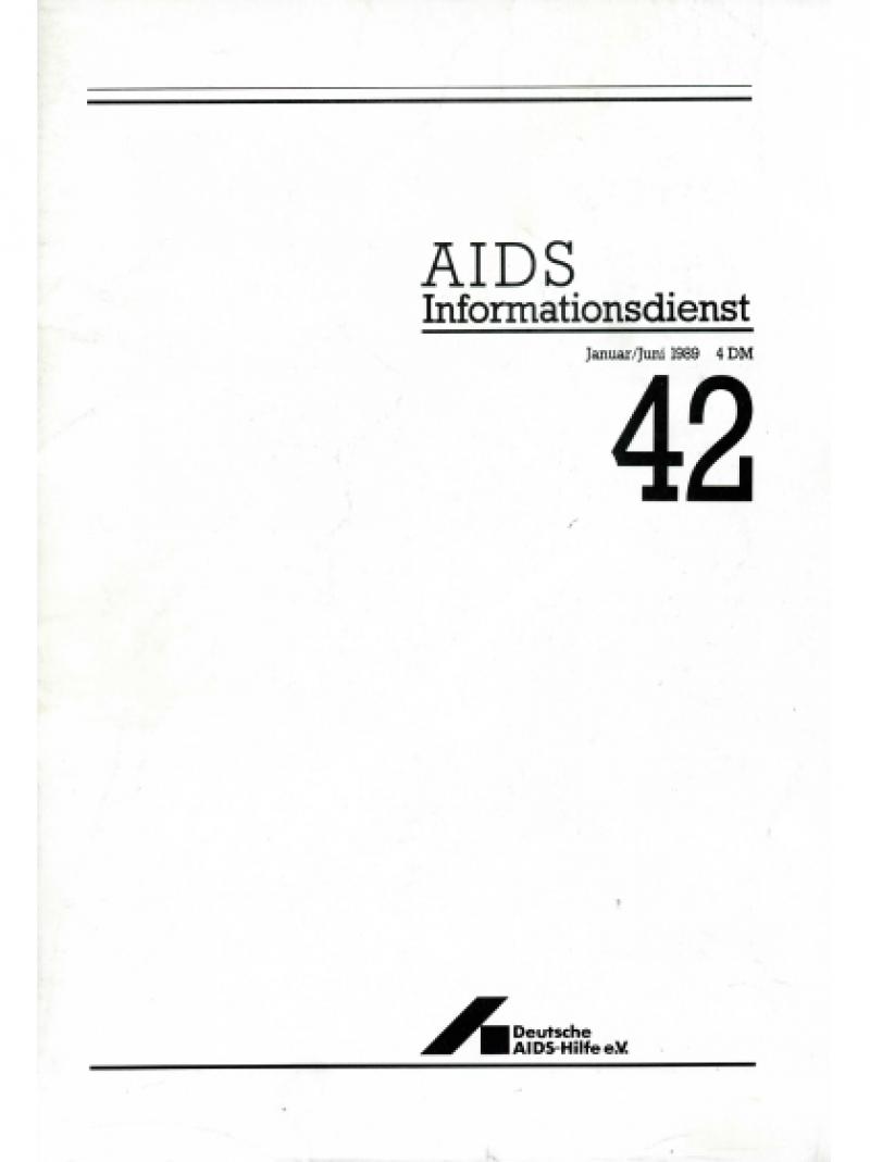 AIDS Informationsdienst Nr.42 Januar/Juni 1989