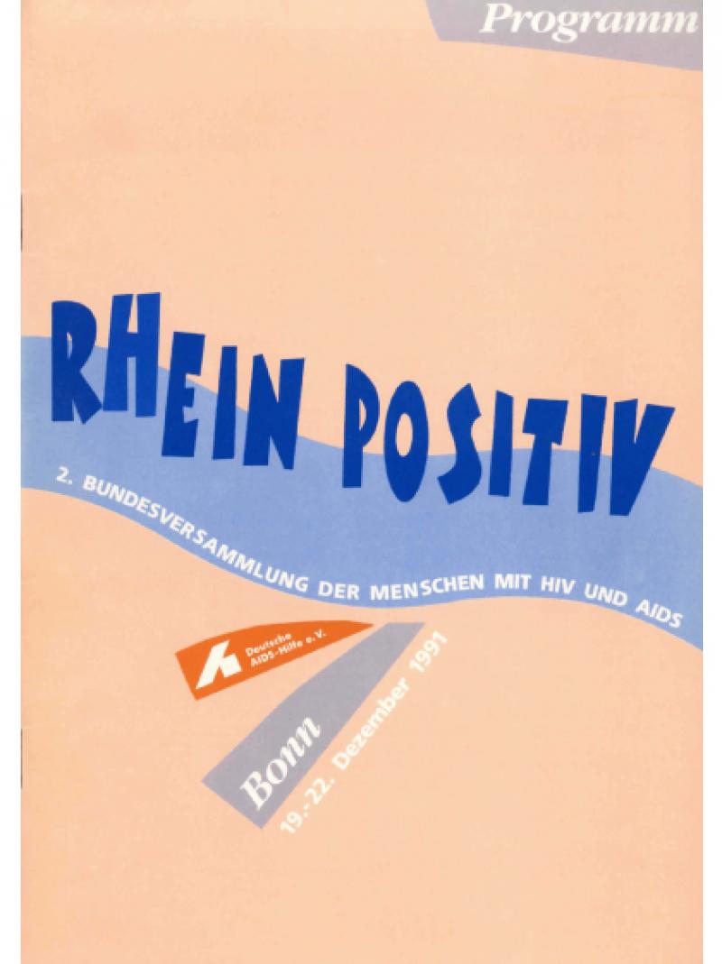 Rhein positiv - Zweite Bundesversammlung der Menschen mit HIV und AIDS Programm
