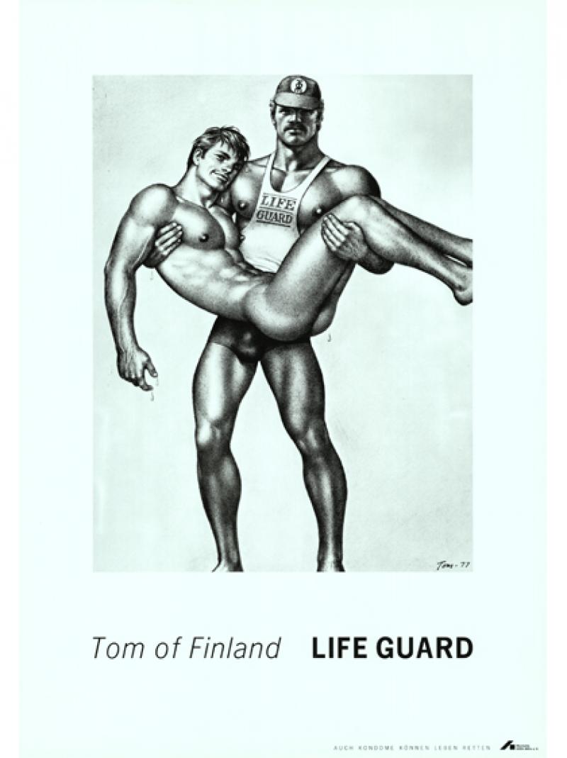Tom of Finland - Life Guard - Auch Kondome können Leben retten 1991