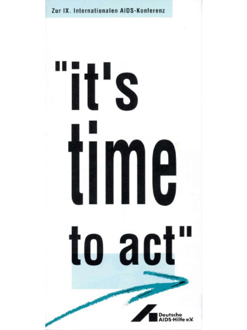 "It's time to act" - Zur IX. Internationalen AIDS-Konferenz 1993