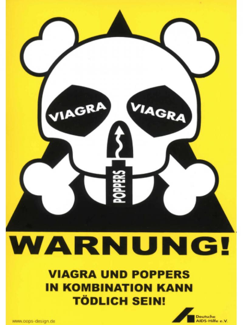 Warnung! Viagra und Poppers in Kombination kann tödlich sein! 1998