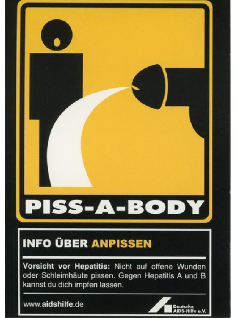 Piss-A-Body Postkarte 1999