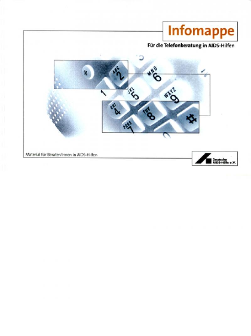 Infomappe für die Telefonberatung in AIDS-Hilfen 2001