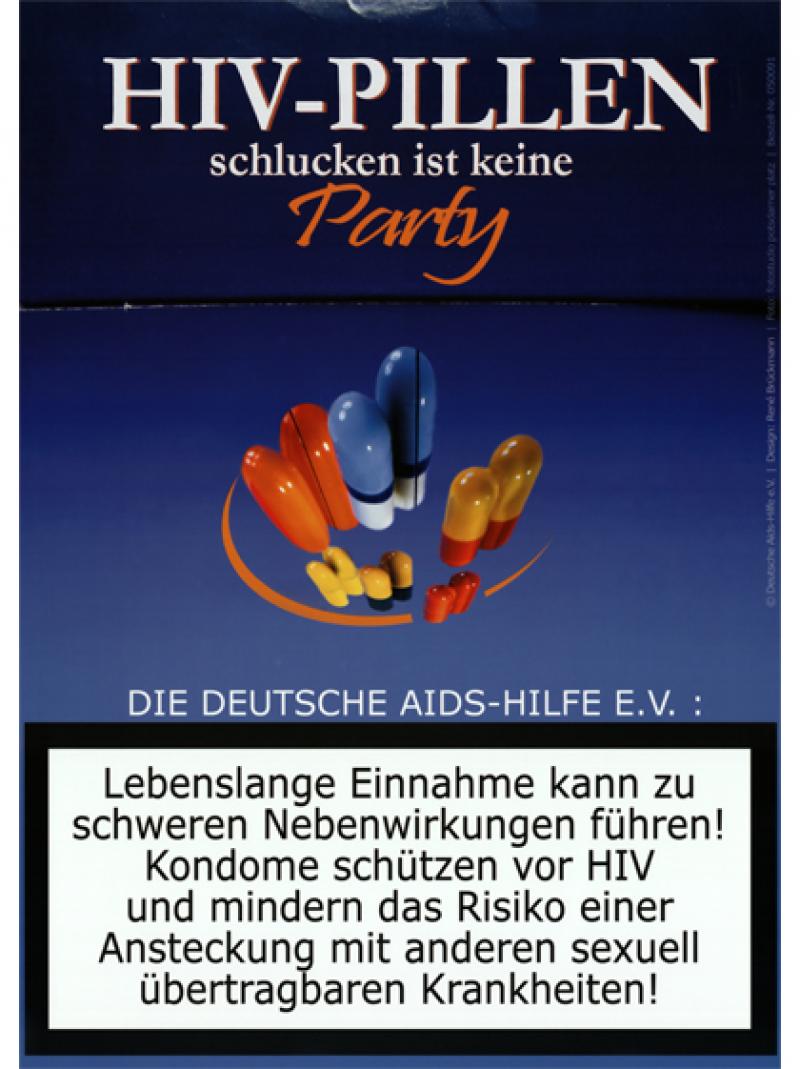 HIV-Pillen schlucken ist keine Party 2004