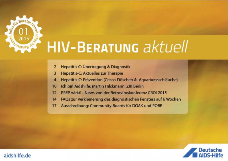 HIV-Beratung aktuell 2015/01