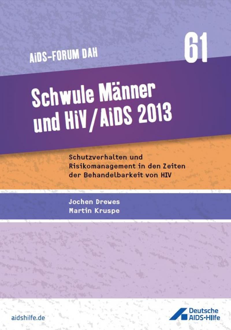 Titelbild Forumsband 61 "Schwule Männer und HIV / AIDS 2013"