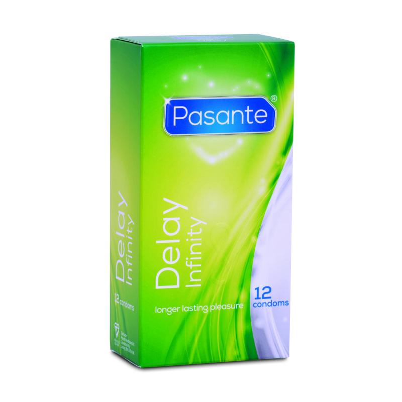 Kondomschachtel, Pasante Delay / Infinity 12er