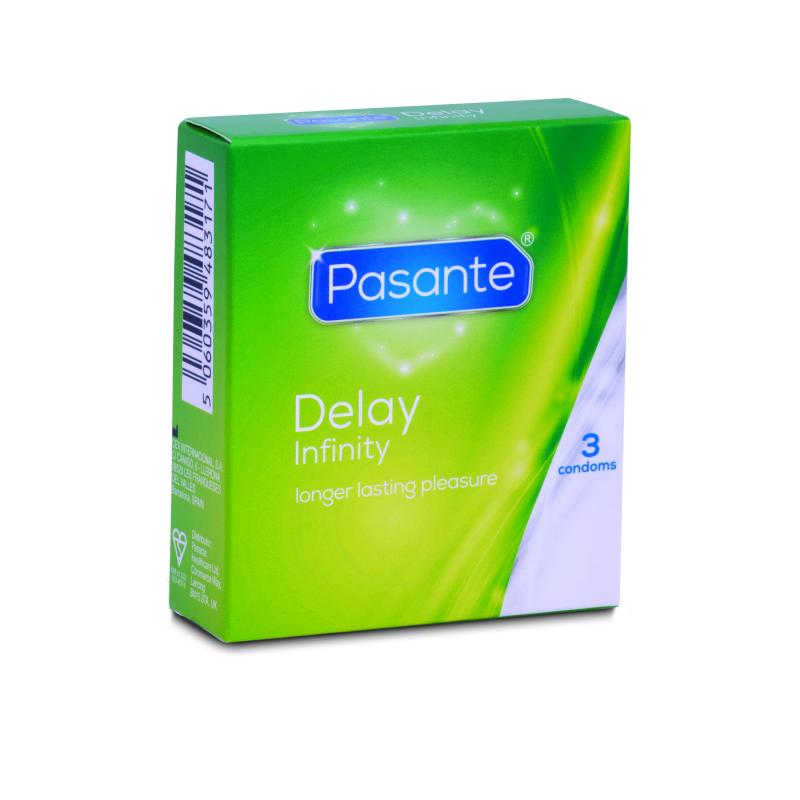 Kondomverpackung, Pasante Delay / Infinity 3er
