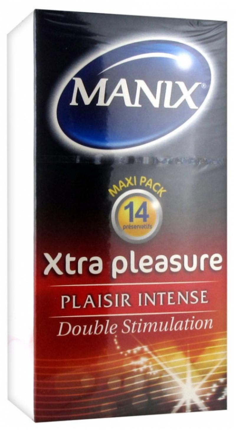 Kondomschachtel, MANIX Xtra pleasure Intense 14er