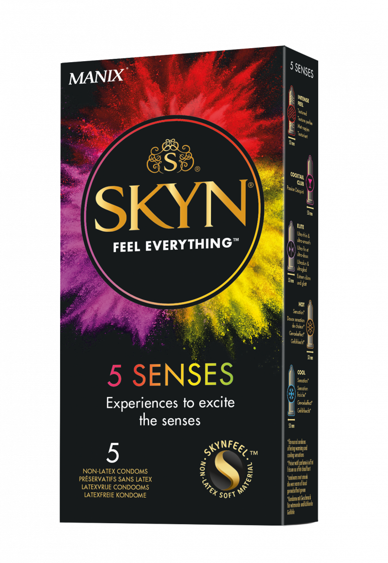 Kondomschachtel, SKYN 5 Senses