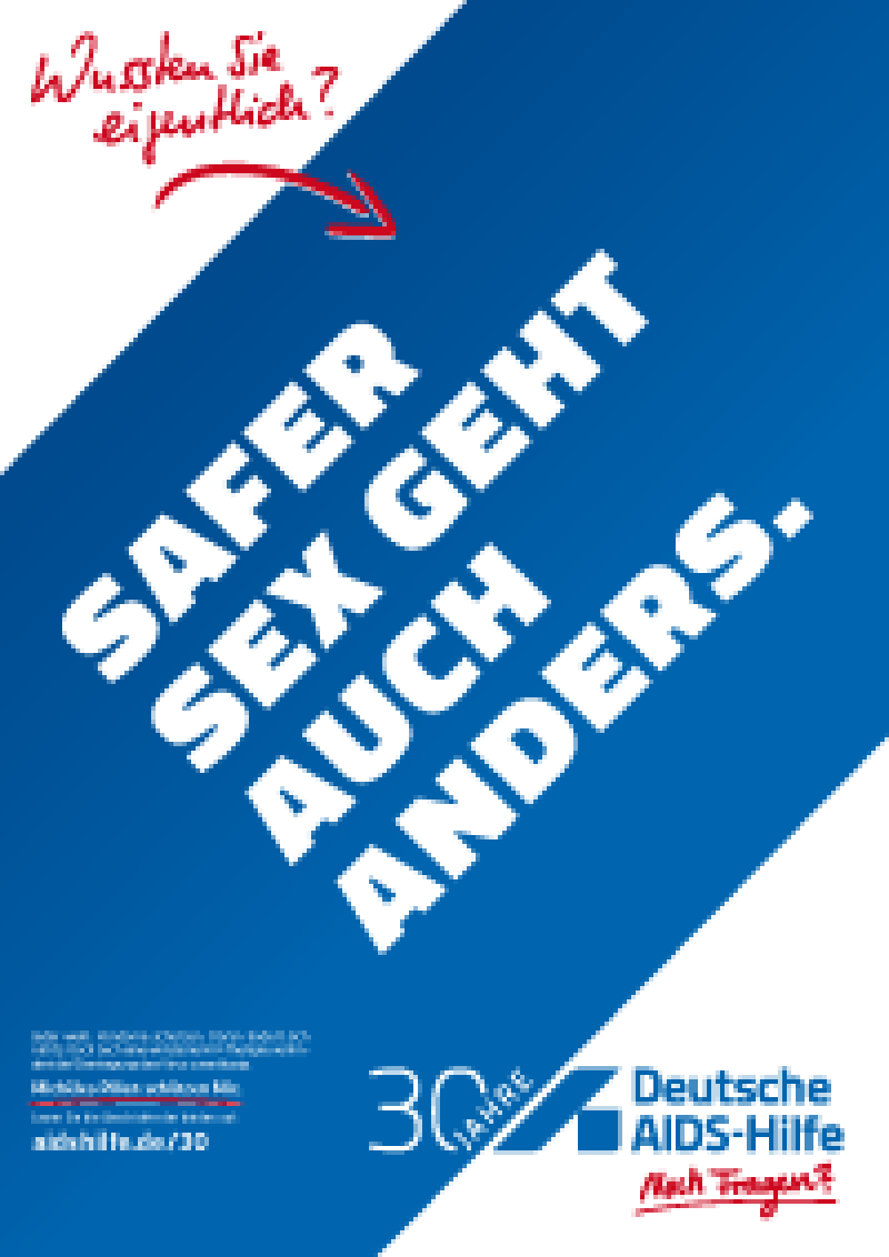 Plakat A2 "Safer Sex geht auch anders"