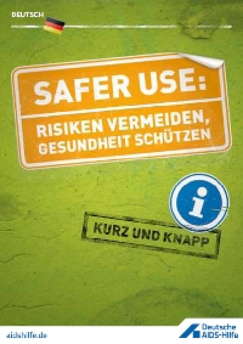 Faltblatt Safer Use 