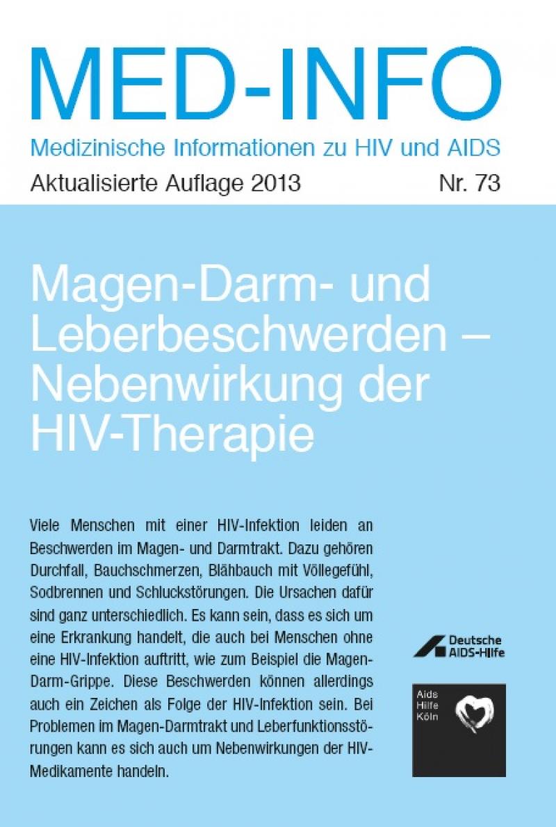 Med-Info Nr. 73 - Magen-Darm- und Leberbeschwerden : Nebenwirkung der HIV-Therap