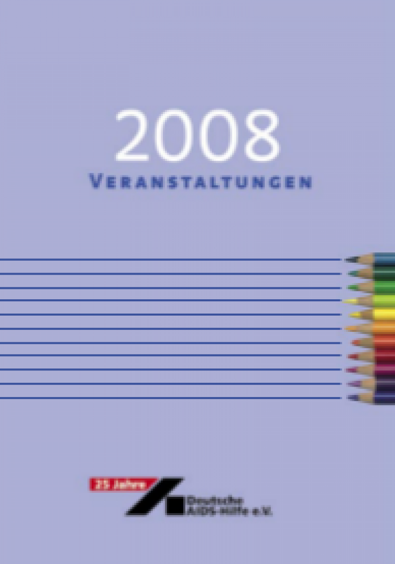 Cover Veranstaltungskalender 2008