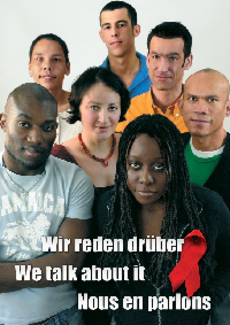 Plakat Wir reden drüber deutsch Vorschau