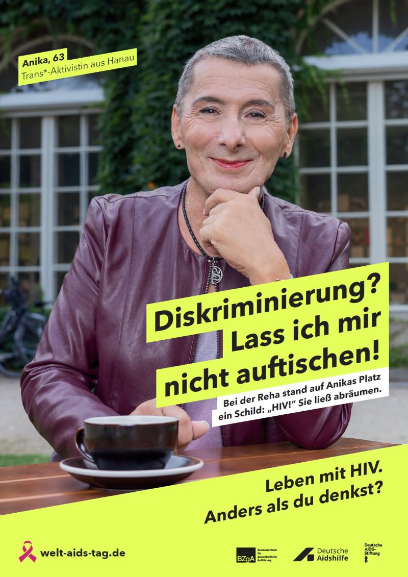 Welt-Aids-Tag 2022: Diskriminierung? Lass ich mir nicht auftischen!