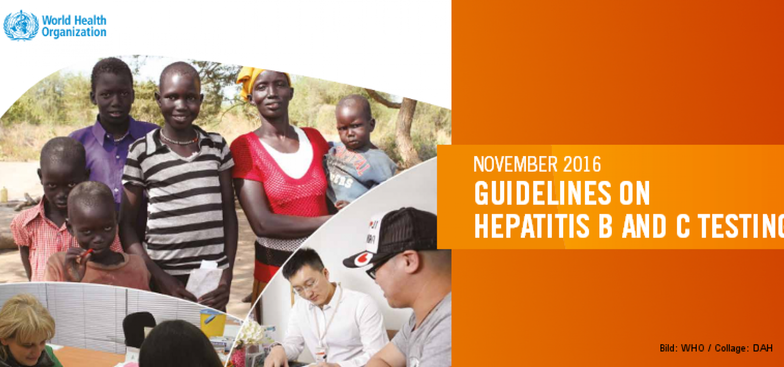 Umschlag der WHO-Leitlinien zur Hepatitis-Testung
