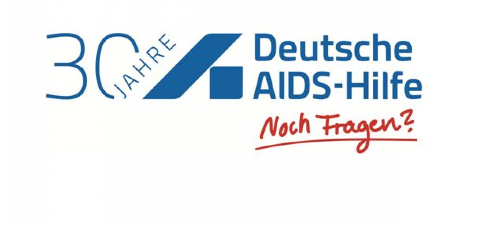 Logo: 30 Jahre Deutsche AIDS-Hilfe - Noch Fragen?