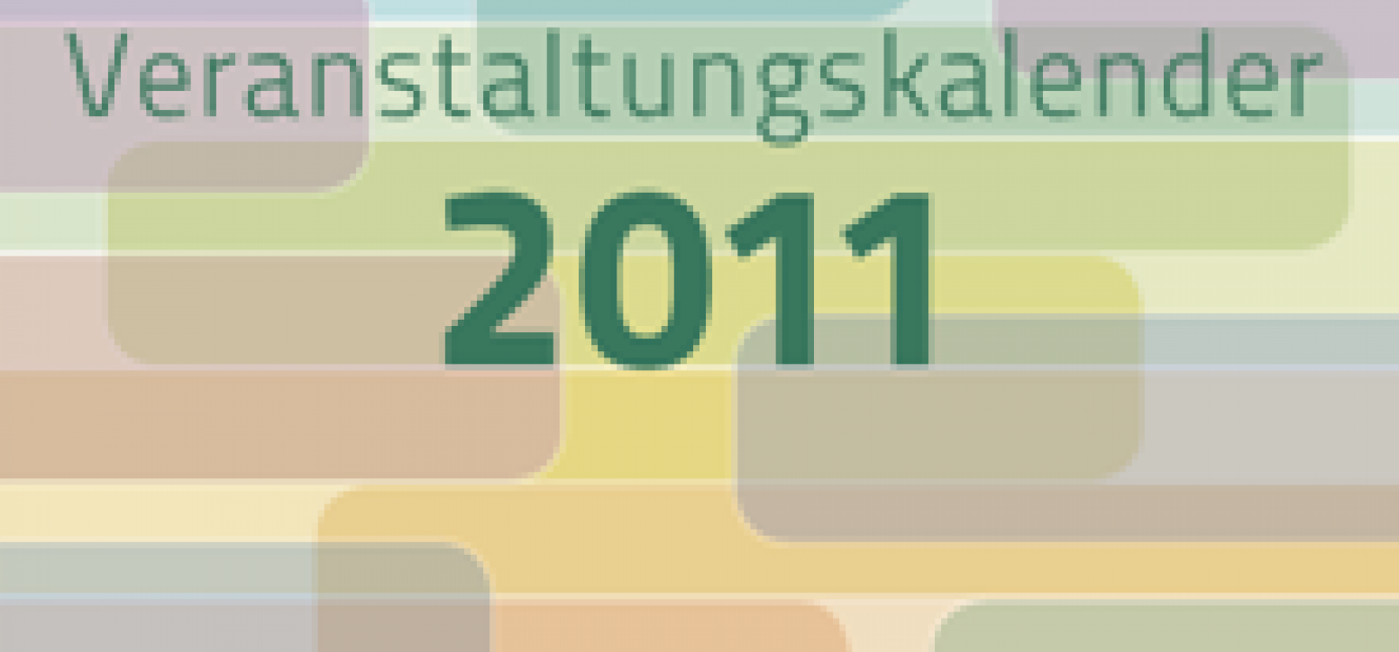 Veranstaltungskalender 2011 der Deutschen AIDS-Hilfe
