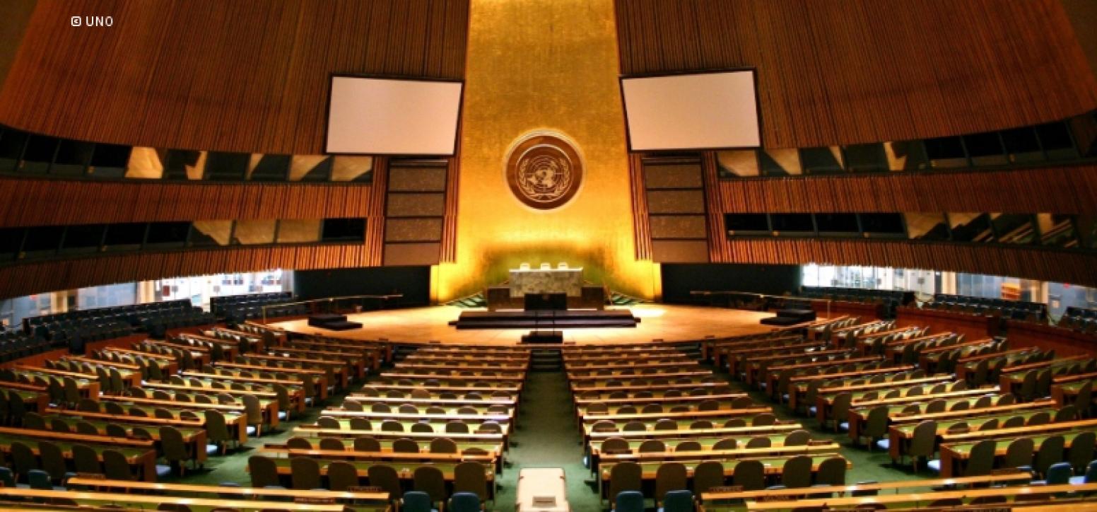 Plenarsaal der Vereinten Nationen in New York
